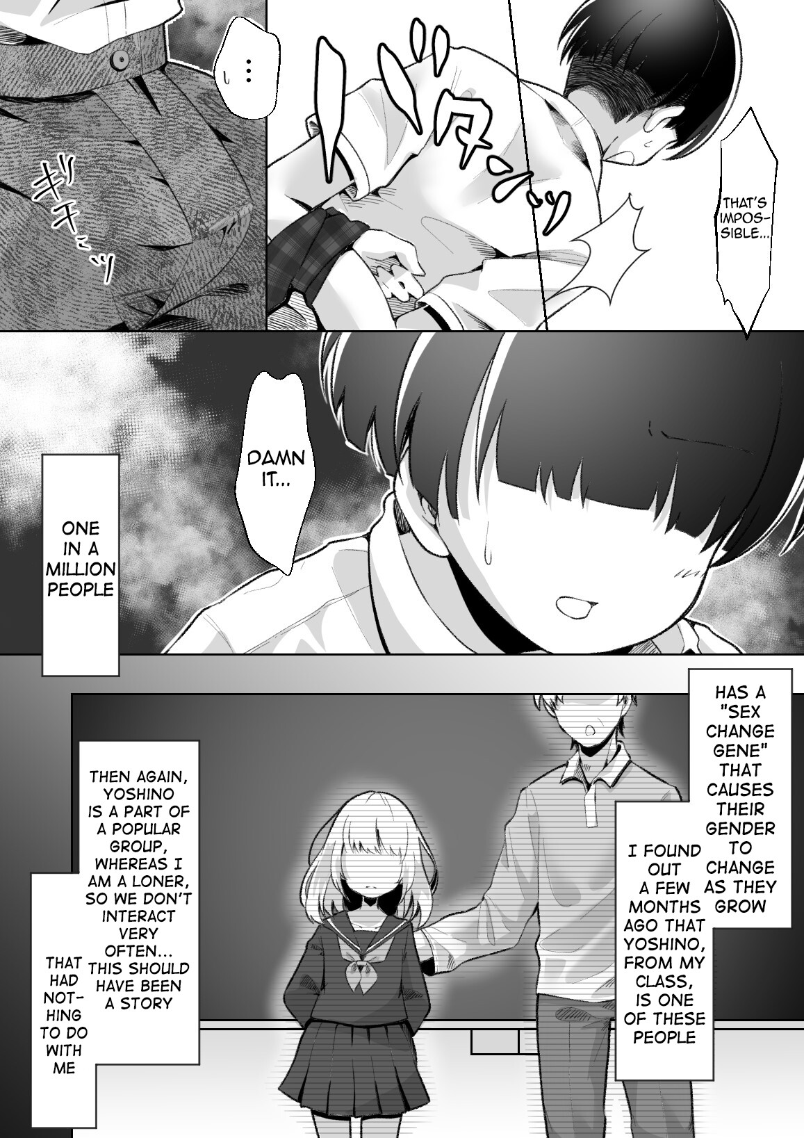 Hentai Manga Comic-A story about teaching a TS-bitch a lesson-Read-7